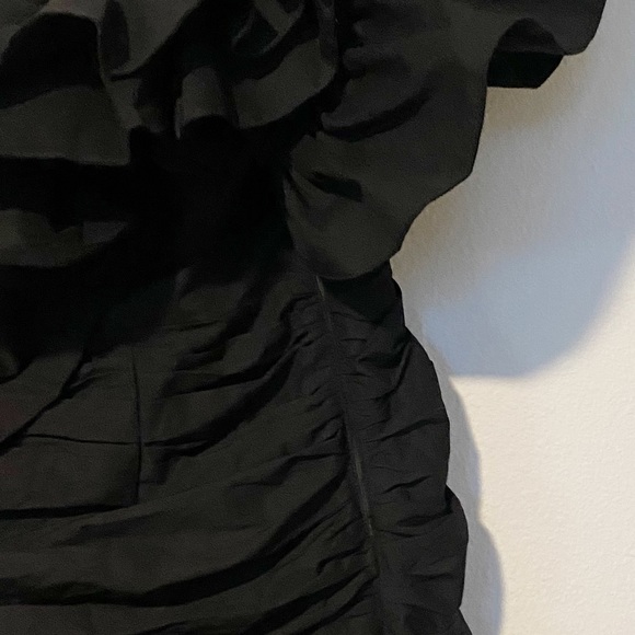 Anthropologie Celia B Kaia Dress One Shoulder Ruffle Mini Party Fall Sz XL NWT - Picture 9 of 14